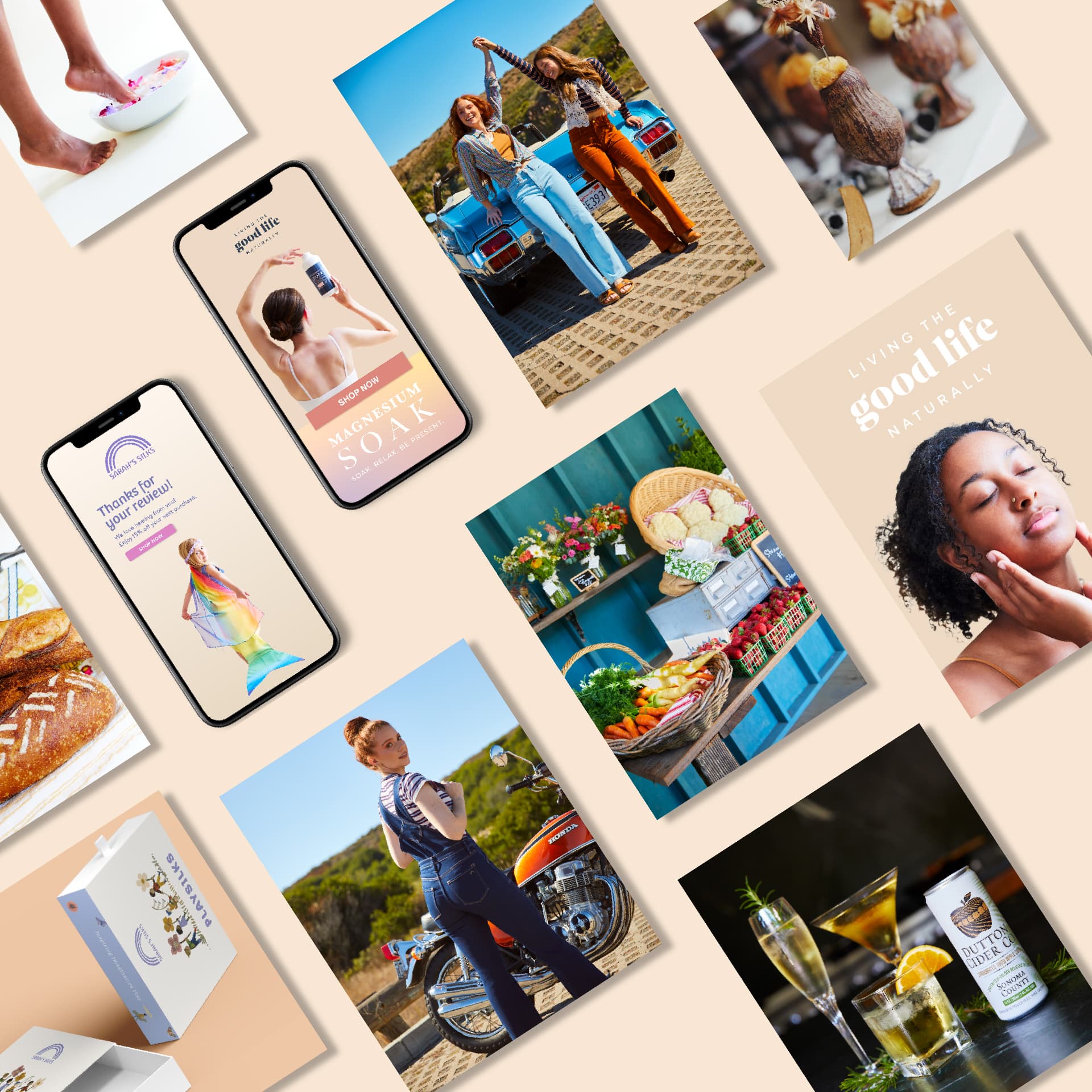 Photography, branding, and design samples from NOTE Creative Studios