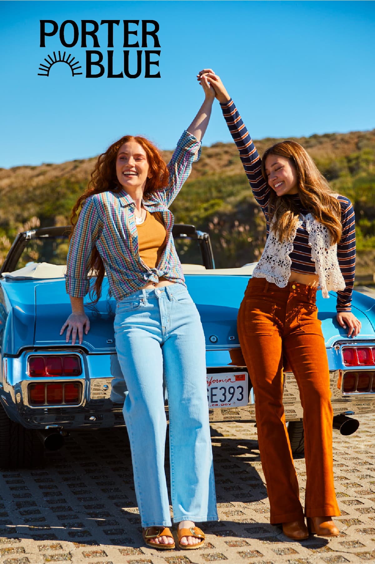 Porter Blue — two women modeling